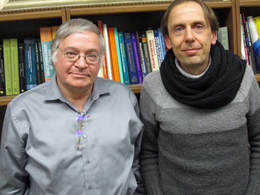 University of Utah physicists Z. Valy Vardeny and Christoph Boehme published a new study in Nature Materials demonstrating that a range of organic semiconductors can be used to convert a so-called magnetic spin current into electric current. They don’t yet know the efficiency of this power-conversion method, but say it has possible future uses in future solar cells, batteries and electronic devices like computers and cell phones.