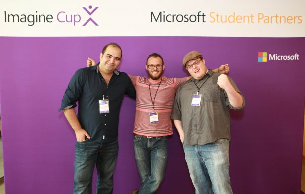 Creators of the HealthX, Ahmad Alsaleem, Ahmad Nassari and Dainel Blair