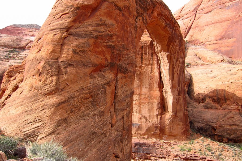 Oblique view of Rainbow Bridge.