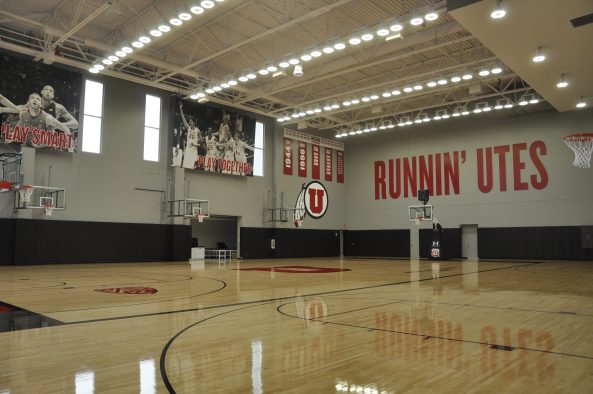The Jon M. and Karen Huntsman Basketball Facility is LEED Gold Certified.